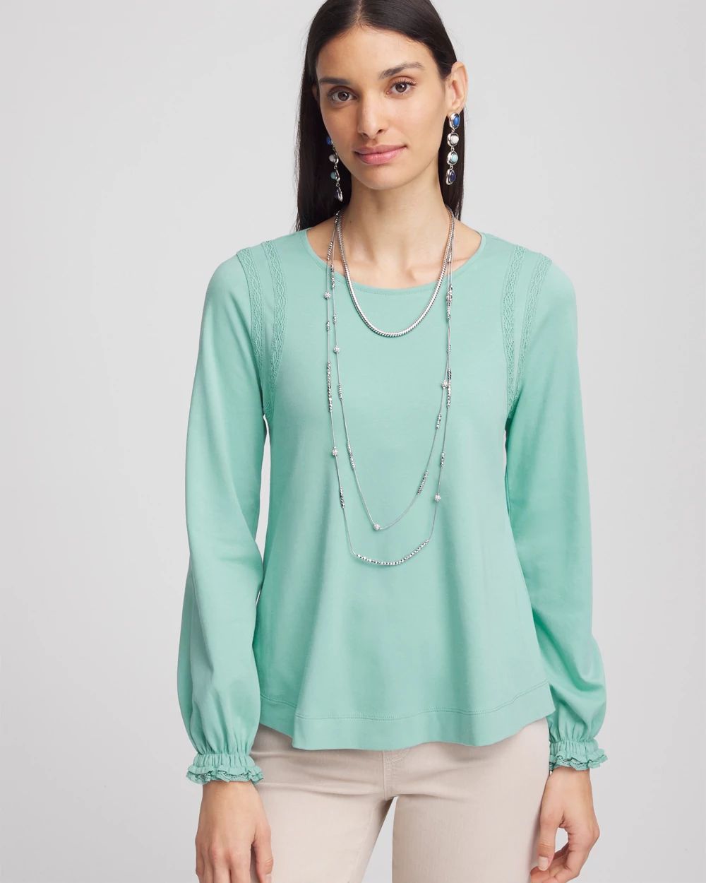 Lace Trim Top | Chico's